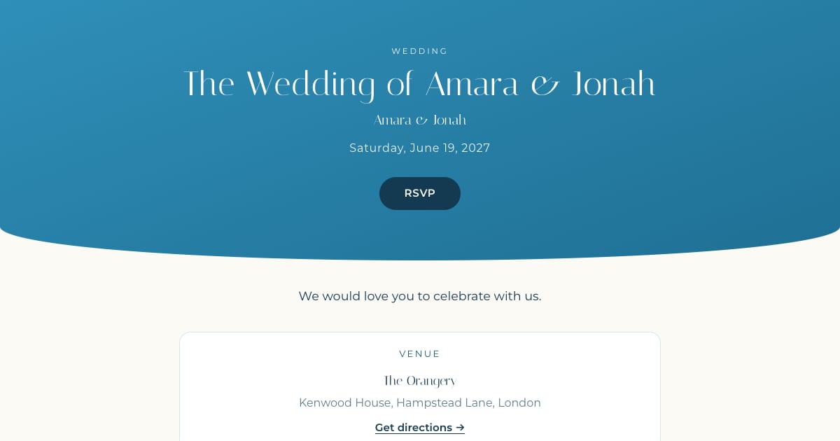 Multi-Day Wedding Weekend: Invites, RSVPs and Headcounts