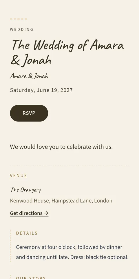 Fieldnote wedding invitation template
